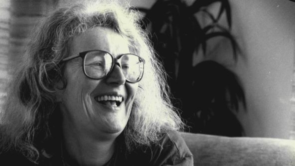 English Writer Angela Carter. September 23, 1987. (Photo by Doris Thomas/Fairfax Media via Getty Images).