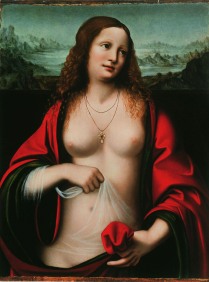 Mary Magdalene (c.-1515) -- Traditionally attributed to Leonardo da Vinci's student Giampietrino.