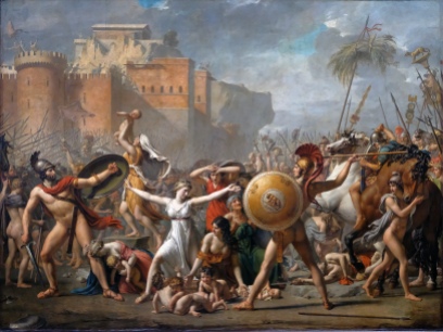 "The Intervention of the Sabine Women" by Jacques-Louis David